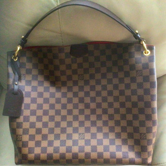 Louis Vuitton Graceful MM Damier Ebene Review, Modshots & Wear and Tear 